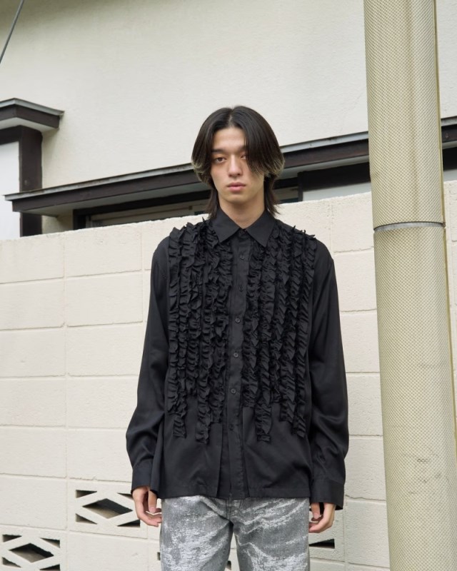 【24AW】ラッフルシャツ