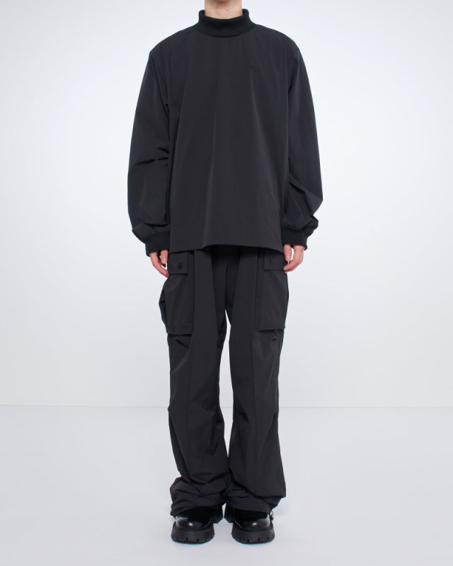 【24AW】ナイロンモックネックT